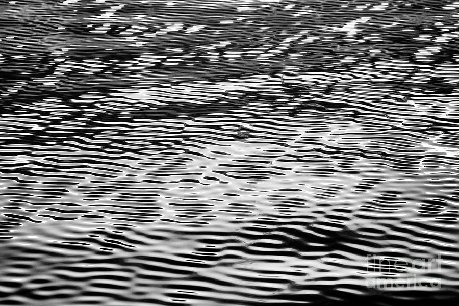 Loch Ripples Monochrome Photograph by Tim Gainey