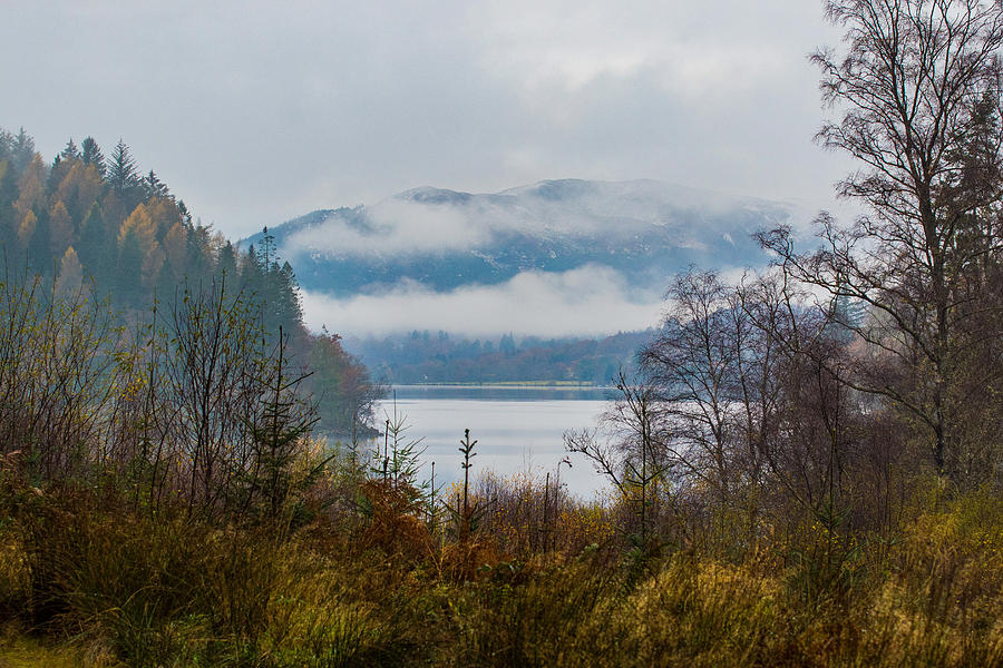 Loch side fog Photograph by Daniel Letford