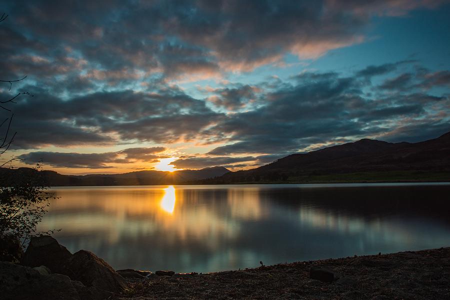 Loch Venachar clouds  Photograph by Daniel Letford