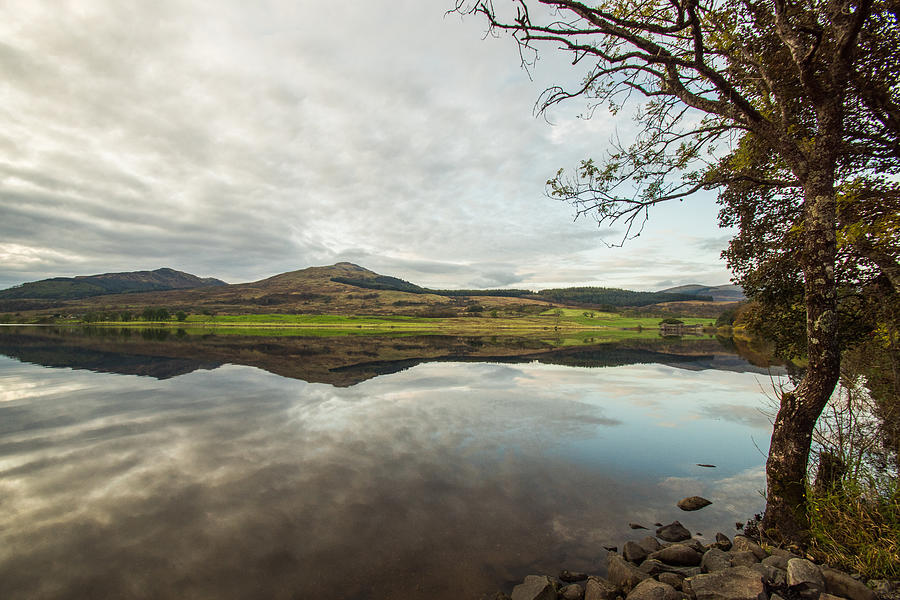 Loch Venachar reflections  Photograph by Daniel Letford