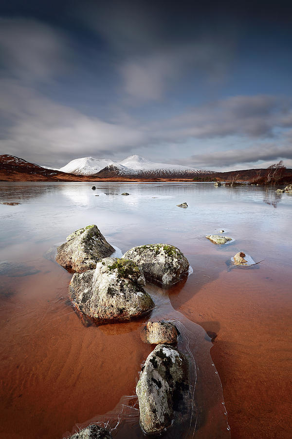 Mountain Photograph -  Lochan na h-Achlaise by Grant Glendinning