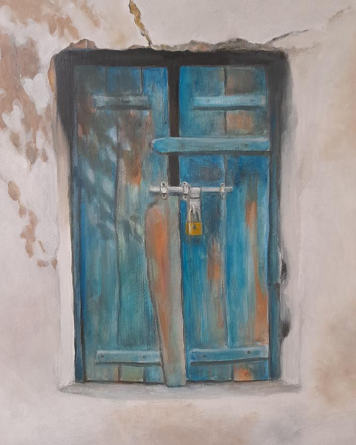 Locked Painting by Caroline Philp