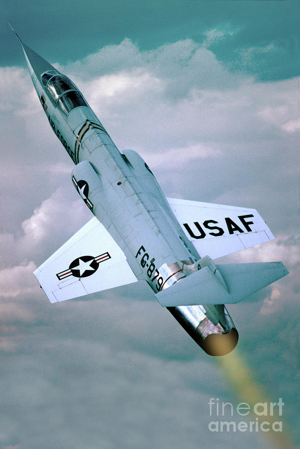 Lockheed F-104 Starfighter Jet Fighter Photograph