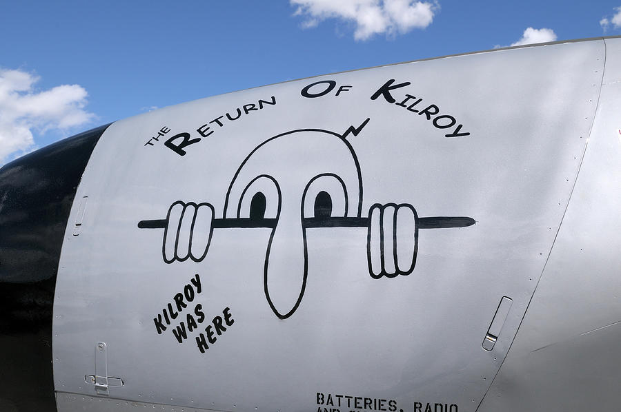 Lockheed T-33 Return of Kilroy, Palm Springs Air Museum, Palm Springs, California Photograph by Kevin Oke