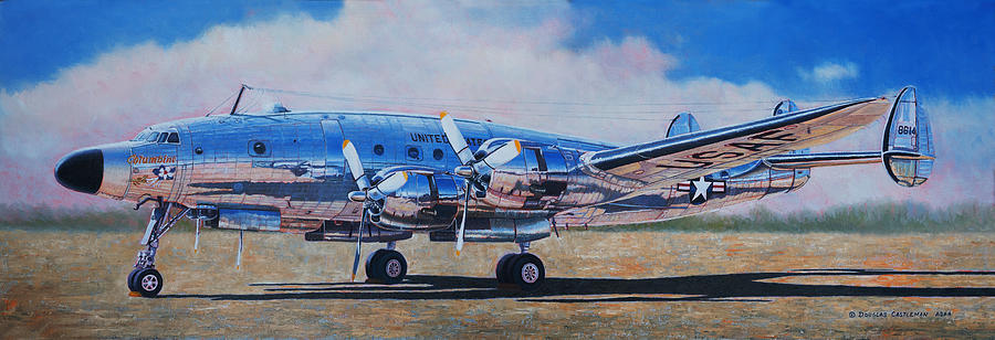 Lockheed VC-121A Constellation Painting by Douglas Castleman