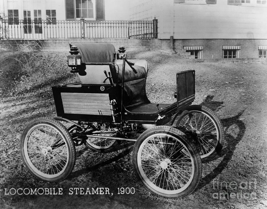 Locomobile Steamer, 1900 Photograph by Granger