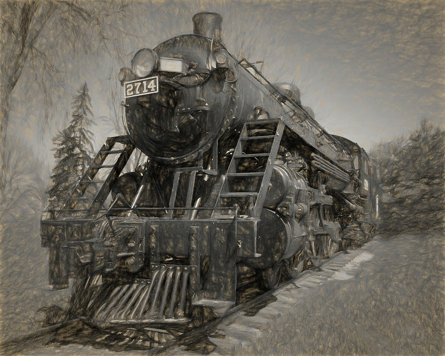 Locomotive 2714 Photograph by Scott Olsen