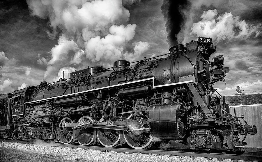 Locomotive 765 Leaving the Station Photograph by Larry Helms - Pixels