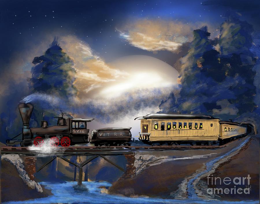 Locomotive Lyon II Digital Art by Doug Gist