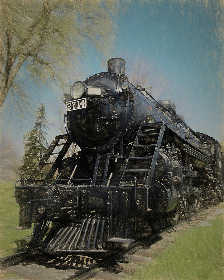 Locomotive No 2714 Photograph by Scott Olsen