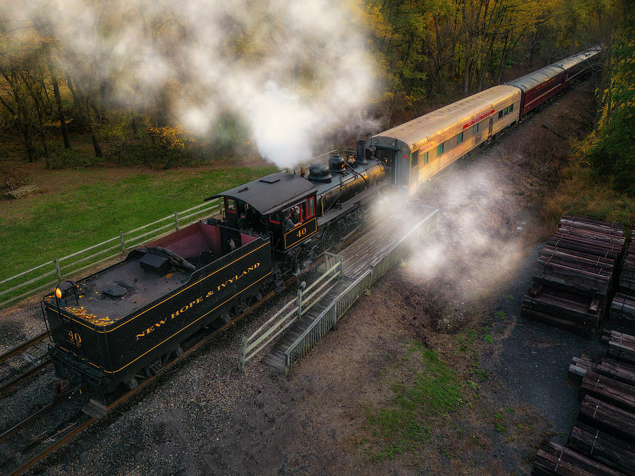 Locomotive No 40 PA Photograph by Susan Candelario