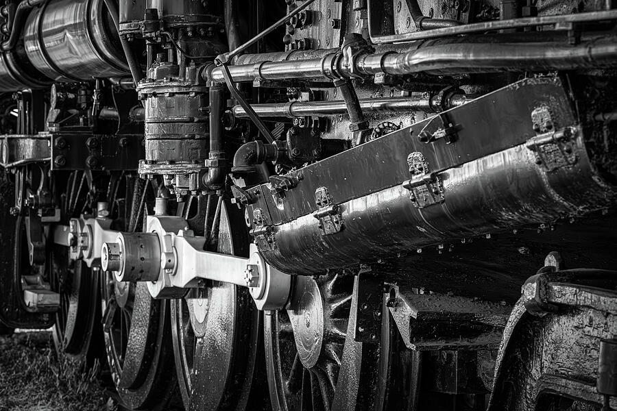 Locomotive Steam Power Closeup Photograph by James Barber