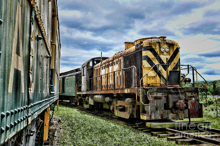 Locomotive The Age Of Diesel Photograph By Paul Ward - Fine Art America