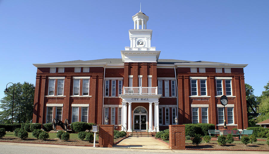 Locust Grove Georgia City Hall Photograph