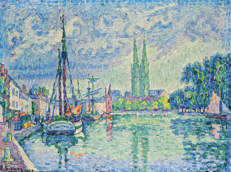 Lodet A Quimper By Paul Signac Painting