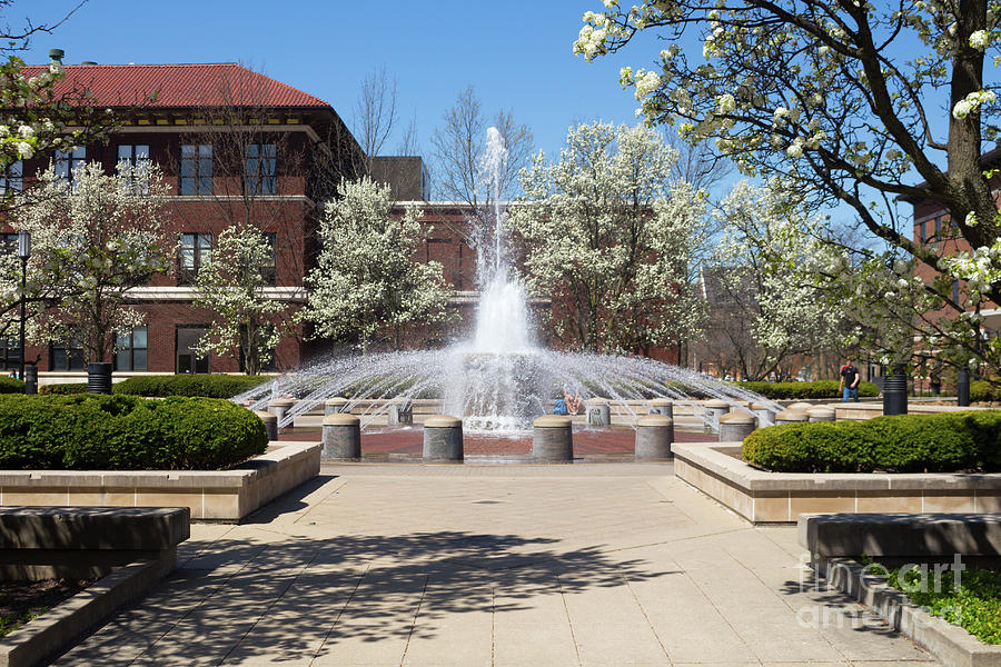 Loeb Fountain, Purdue Photograph by Megan McCarty - Fine Art America