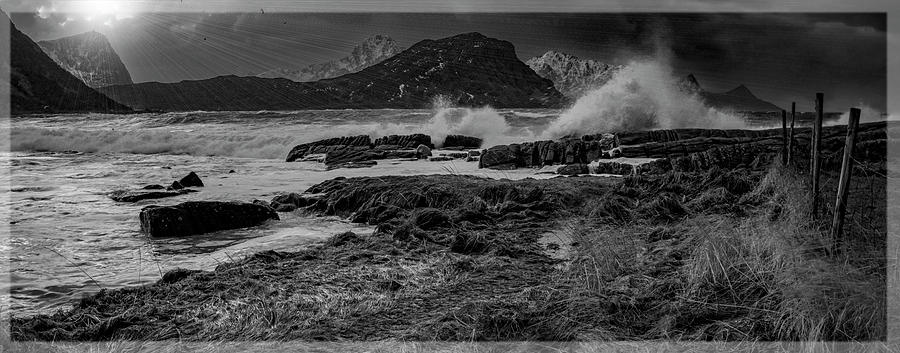 Lofoten Islands Vik Beach Photograph by Norma Brandsberg