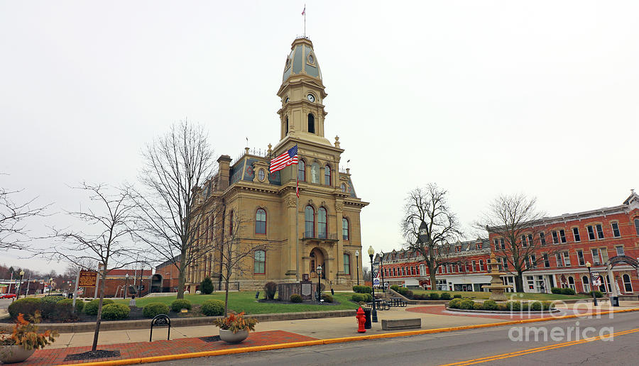 Logan County Courthouse Bellefontaine Ohio 3871 Photograph by Jack