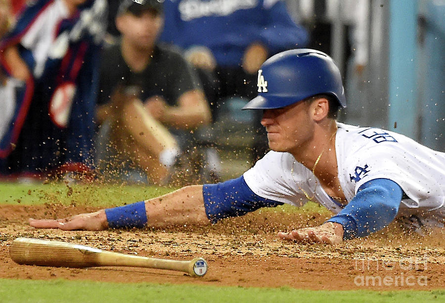 Logan Forsythe and Cody Bellinger Photograph by Jayne Kamin-oncea