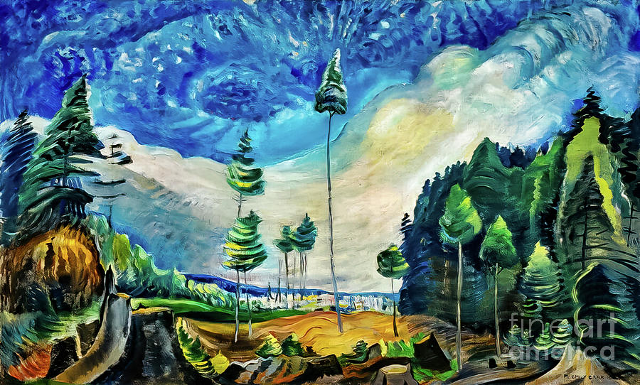 Loggers Culls by Emily Carr 1935 Painting by Emily Carr