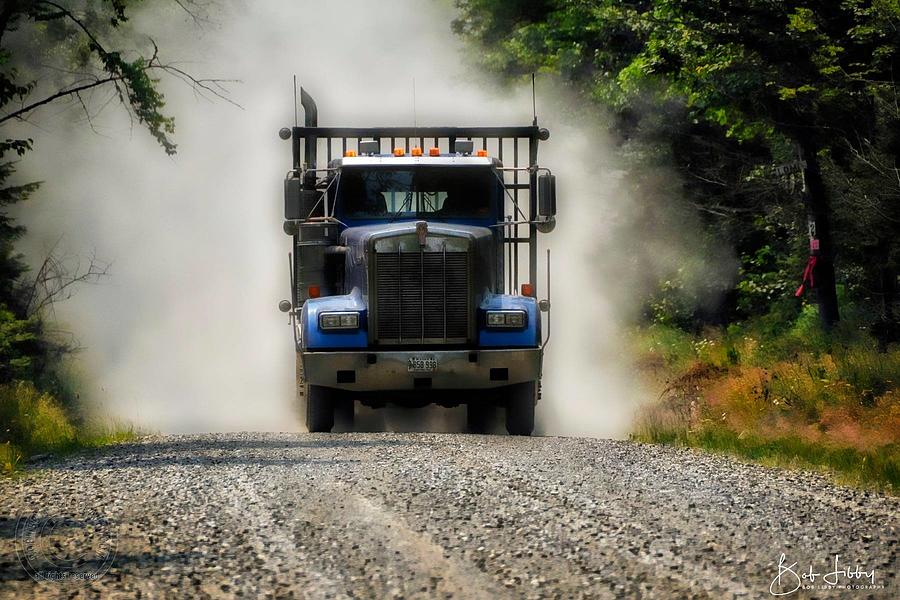 Logging Truck Photograph by Robert Libby