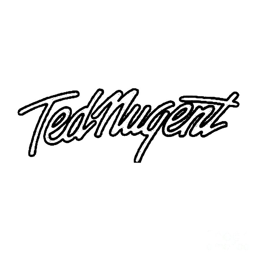 Logo Tednugent Digital Art by Danilo shop - Fine Art America