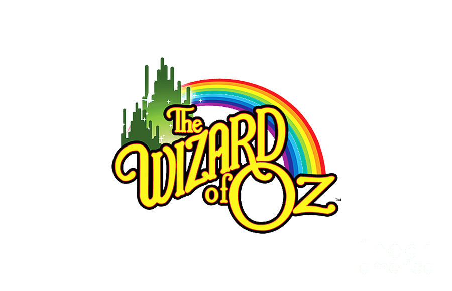 Logo The Wizard of Oz rainbow Digital Art by Robert Slater