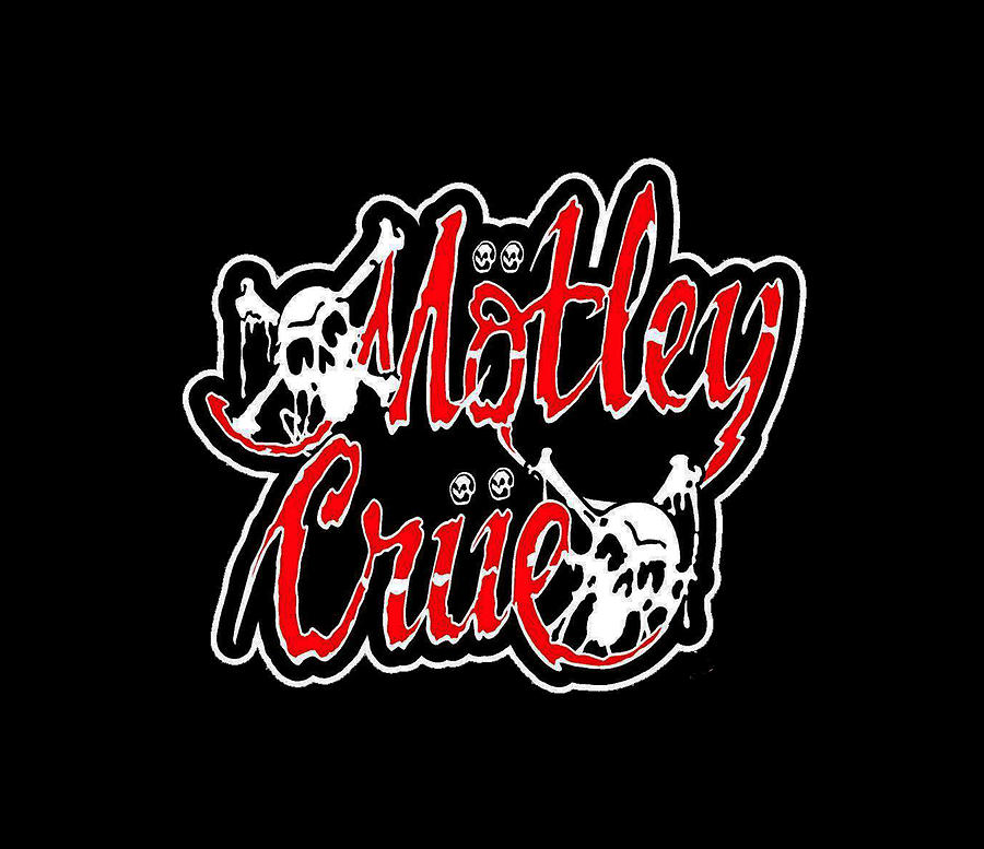Motley Crue Digital Art - Logo Trending by Halen Page