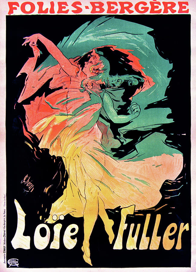 Loie Fuller - Digital Remastered Edition Painting by Jules Cheret ...