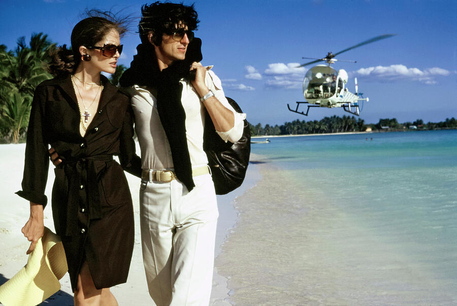 Lois Chiles and Sam Waterston in the Dominican Republic Photograph by Chris von Wangenheim Lois Chiles and Sam Waterston in the Dominican Republic Photograph by Chris von Wangenheim