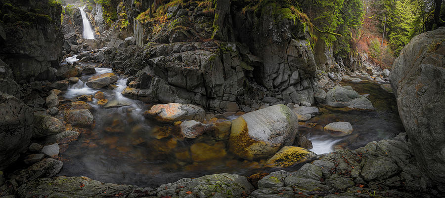 Lolaia waterfall and Nucsoara valley Photograph by Cosmin Stan - Pixels