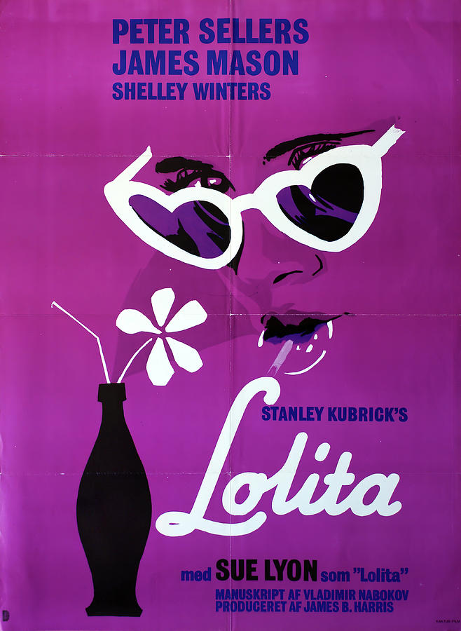 Lolita, with James Mason and Peter Sellers, 1962 Mixed Media by Movie World Posters