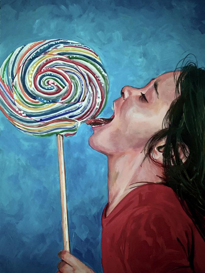 Lollipop Painting by Joel Tesch