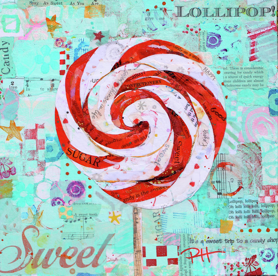 Lollipop Mixed Media by Patricia Henderson