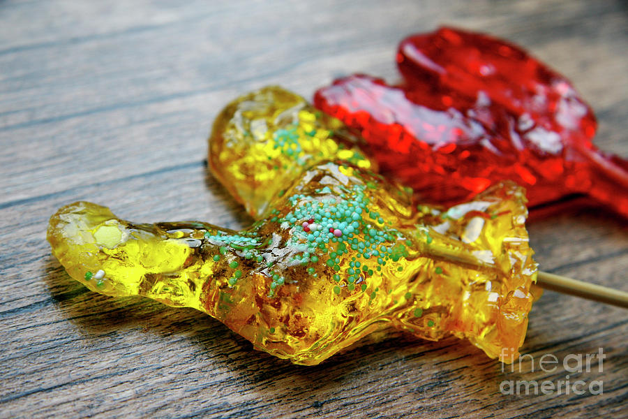 Candy Photograph - Lollipops by Lali Kacharava
