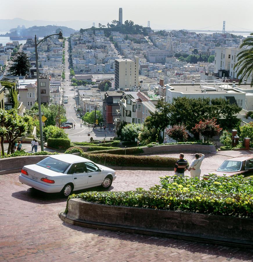 Lombard Street San Francisco Photograph by David L Moore