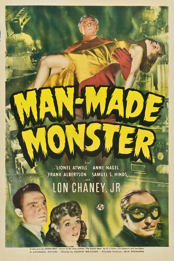 LON CHANEY in MAN MADE MONSTER -1941-, directed by GEORGE WAGGNER. Photograph by Album