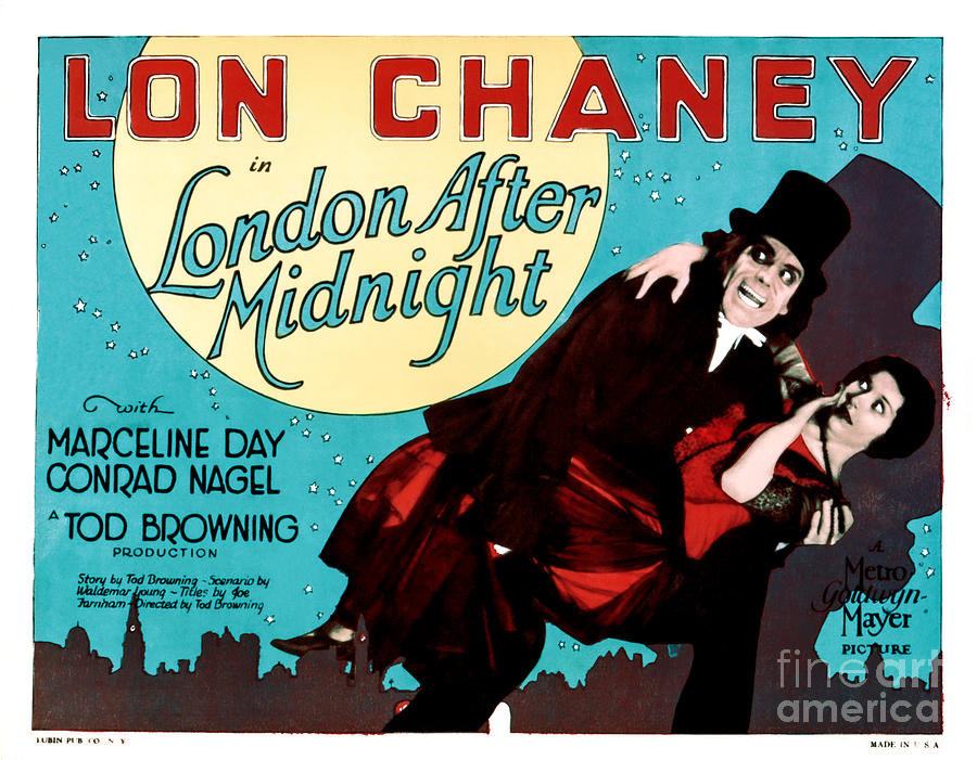 London After Midnight Lon Chaney Photograph by Sad Hill - Bizarre Los Angeles Archive