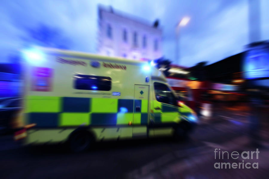 Abstract Photograph - London Ambulances by Doc Braham