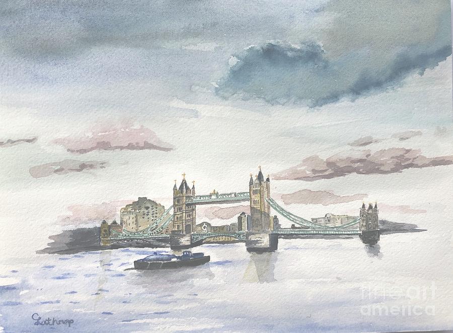 London Bridge Painting by Christine Lathrop