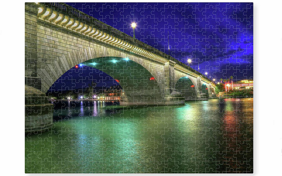 London Photograph - London Bridge Puzzle by Donna Kennedy