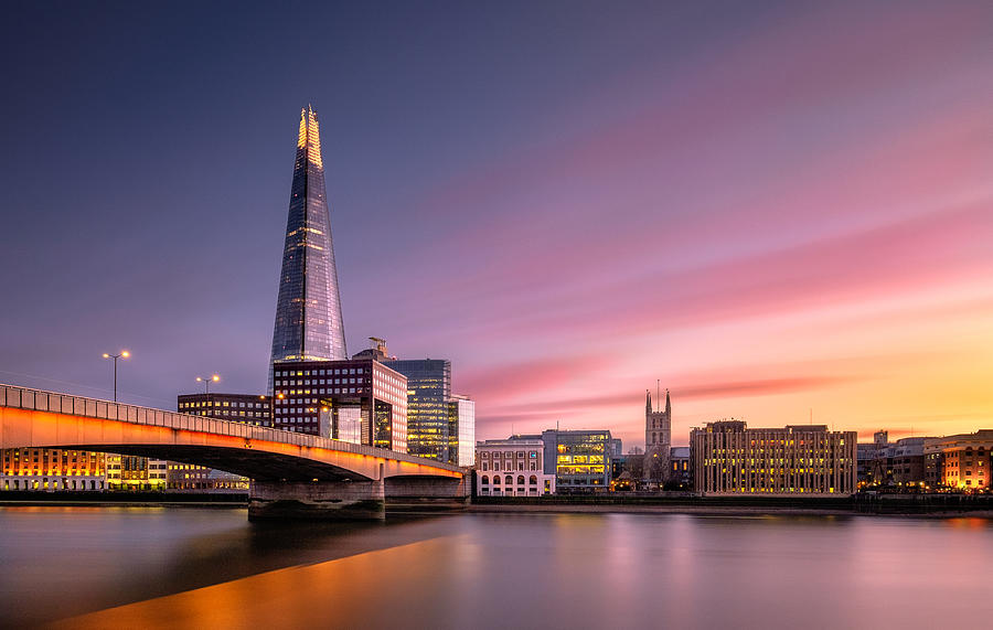 London Bridge, River Thames, United Kingdom Photograph by TangMan Photography