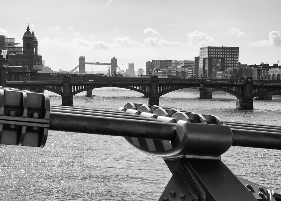 London Bridges Photograph by Shirley Mitchell