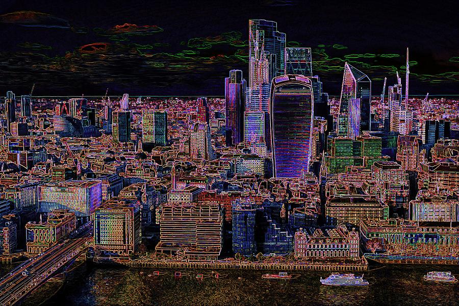 London City Glow Photograph