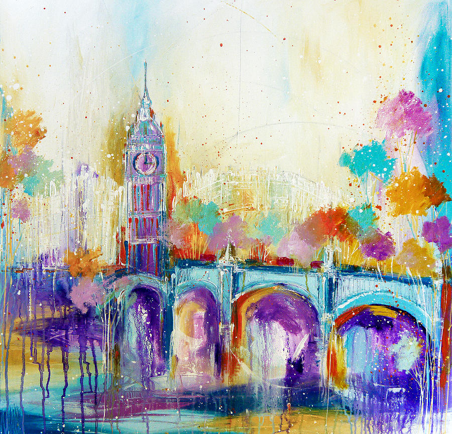 London Painting - London Dreams 2 by Irina Rumyantseva