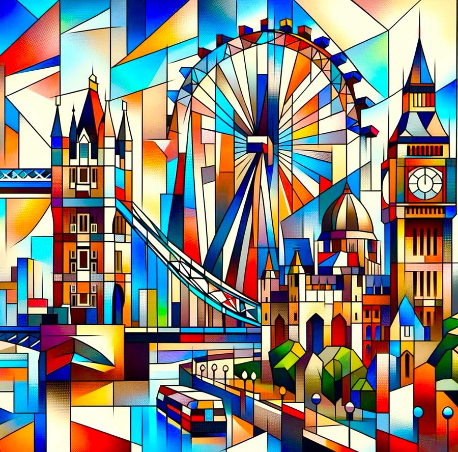 London Painting by Emeka Okoro