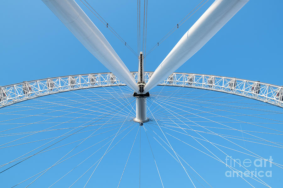 London Eye Abstract Photograph by Tim Gainey
