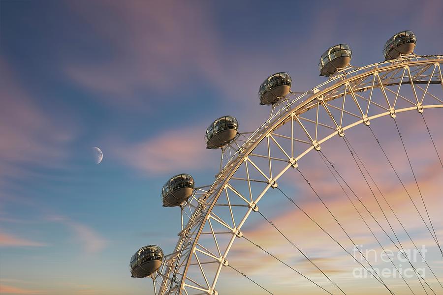 London Eye Observation Wheel Photograph by Philip Preston