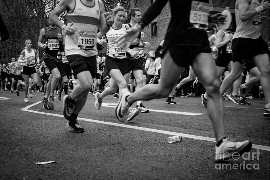 London Marathon   Photograph by Cyril Jayant