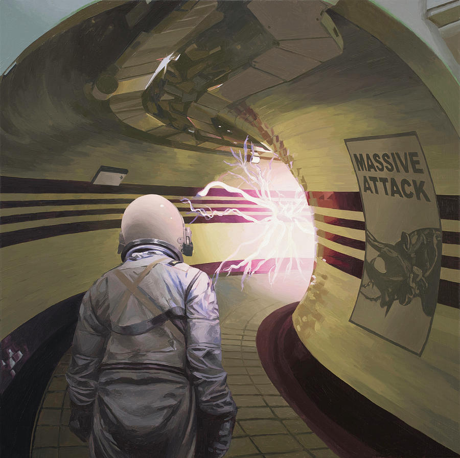 Space Painting - London Massive Attack by Scott Listfield
